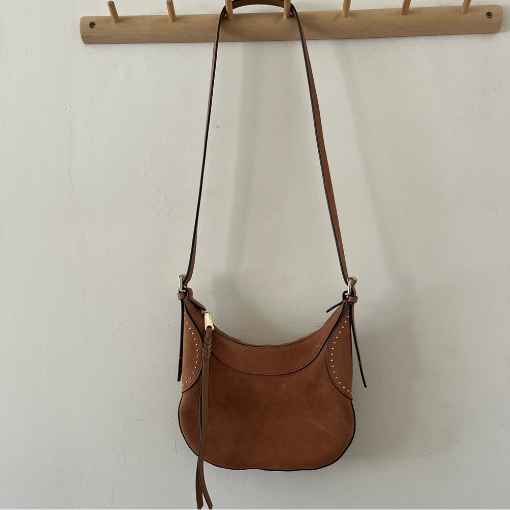 Rebecca Minkoff | brown suede crossbody purse - Picture 2 of 5